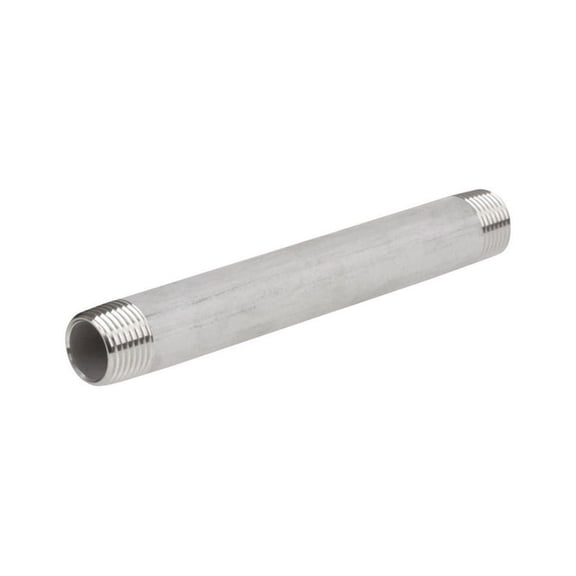 Smith-Cooper 2 in. MPT Stainless Steel 4 in. L Nipple
