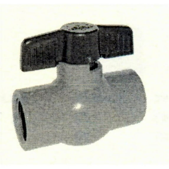 Smith-Cooper International 883234098 1 in. PVC Socket End Ball Valve