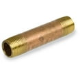 thumbnail image 1 of Smith-Cooper International 883268203 0.25 x 4 in. 40 Seamless Welded Brass Steel Pipe Nipples, 1 of 1