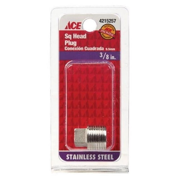 Smith-Cooper S3014SP003CS 0.37 in. Square Head Plug