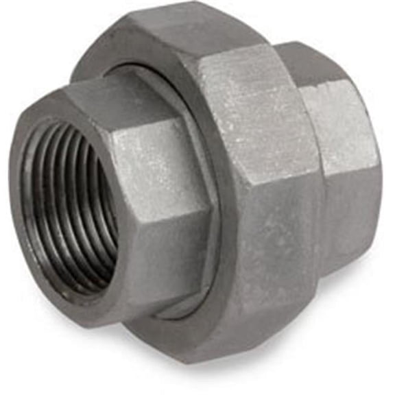 Smith-Cooper S3014U 003B 0.375 in. Ground Joint Union No.150 Stainless Steel 304