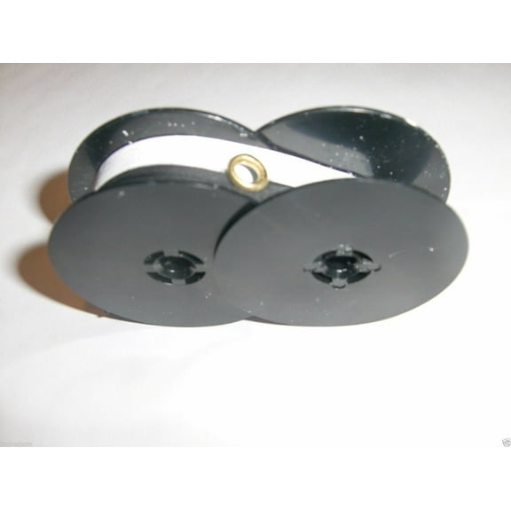 Smith Corona Correction Electric II Typewriter Ribbon on Small Spools BK-WHITE