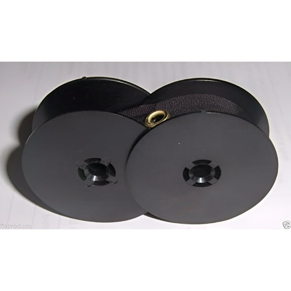 Smith Corona Corsair DELUXE Typewriter Ribbon for Small Spools, Black Ink