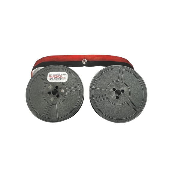 Smith Corona Super Sterling Typewriter Ribbon - BLK/RED 2 and 1/8 inch spool