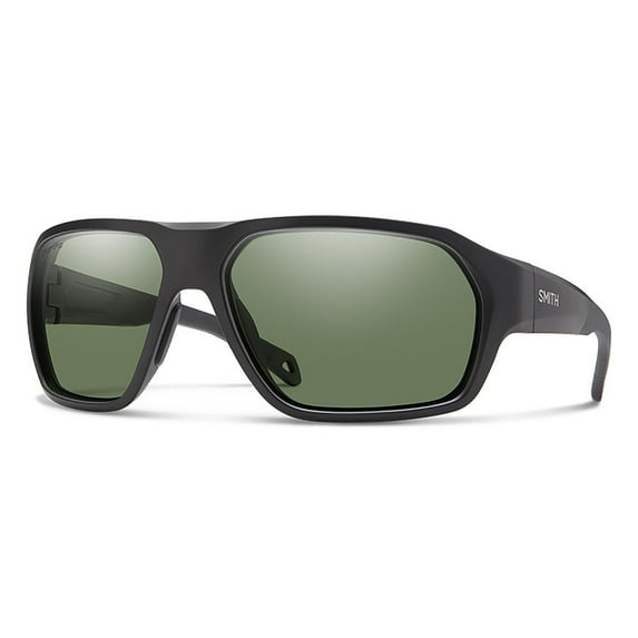 SMITH Deckboss Matte Black - ChromaPop Polarized Gray Green Sunglasses