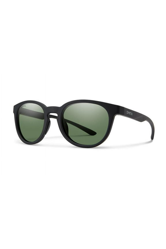 Optics Eastbank Sunglasses - Matte Black; ChromaPop Polarized Gray Green