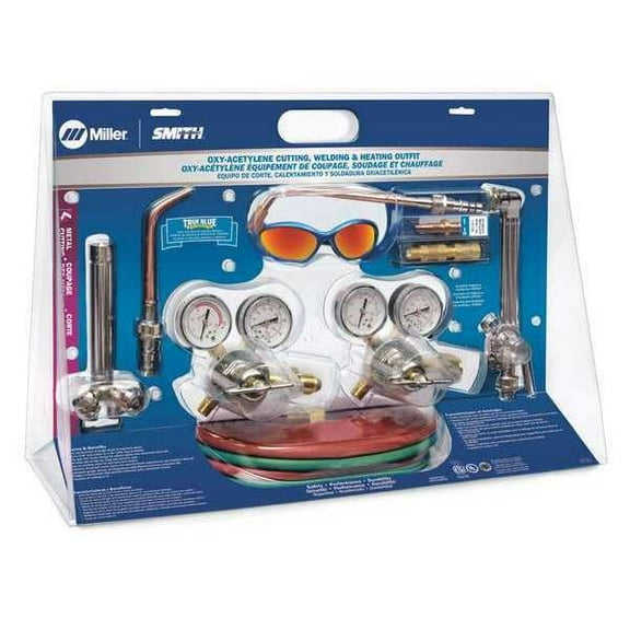 Smith Equipment Gas Welding Outfit, ToughCut Series, CC509P, MW205 MB55A-510