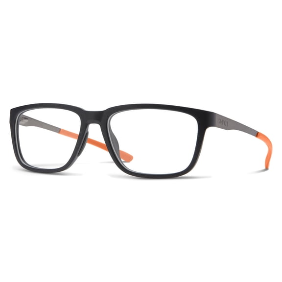 Smith Full Rim Rectangular Bkrt Crystal Red Eyeglasses