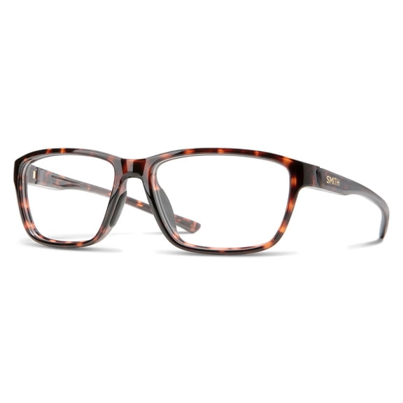 Smith Full Rim Rectangular Dark Havana Eyeglasses