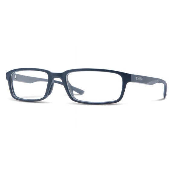 Smith Full Rim Rectangular Matte Blue Eyeglasses