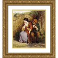 thumbnail image 1 of Smith, George 15x17 Gold Ornate Wood Framed with Double Matting Museum Art Print Titled - Moment of Suspense, 1 of 4