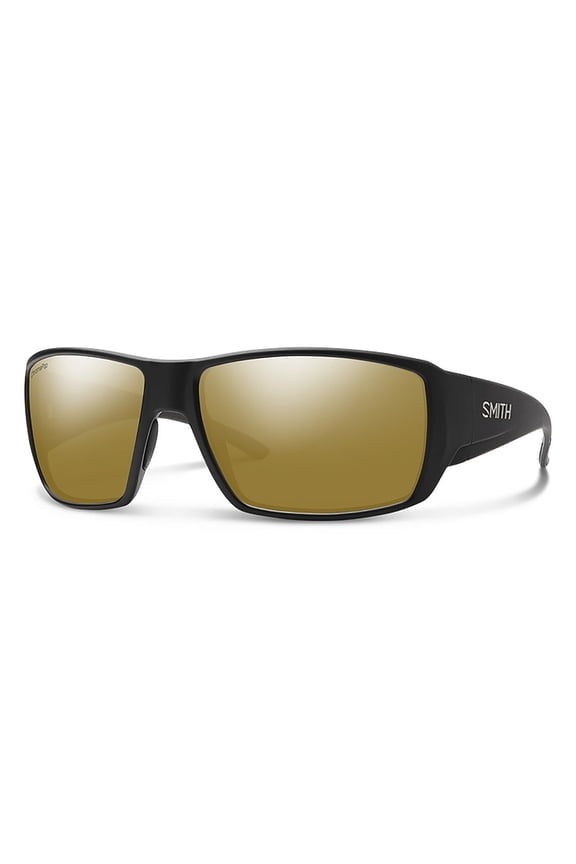 Unisex Guides Choice Performance Sunglasses - Matte Black Frame ChromaPop Glass Polarized Bronze Mirror Lens