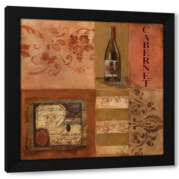 Smith Haynes 12x12 Black Modern Wood Framed Wall Art Titled - .