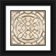 thumbnail image 1 of Smith, Hope 12x12 Black Ornate Wood Framed with Double Matting Museum Art Print Titled - NATURAL MOROCCAN TILE 3, 1 of 4