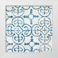 thumbnail image 1 of Smith, Hope 26x26 White Modern Wood Framed Museum Art Print Titled - Delft Blue Pattern 1, 1 of 4