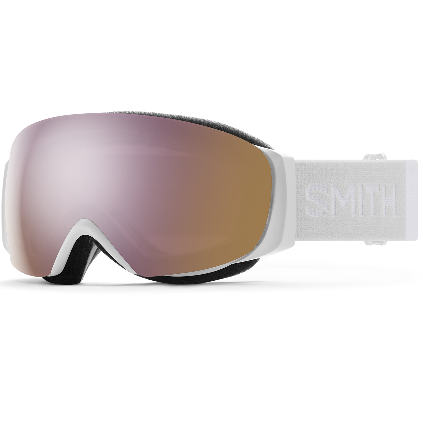 Smith I/O MAG S Womens Snow Goggles White Vapor w/Chromapop Rose Gold