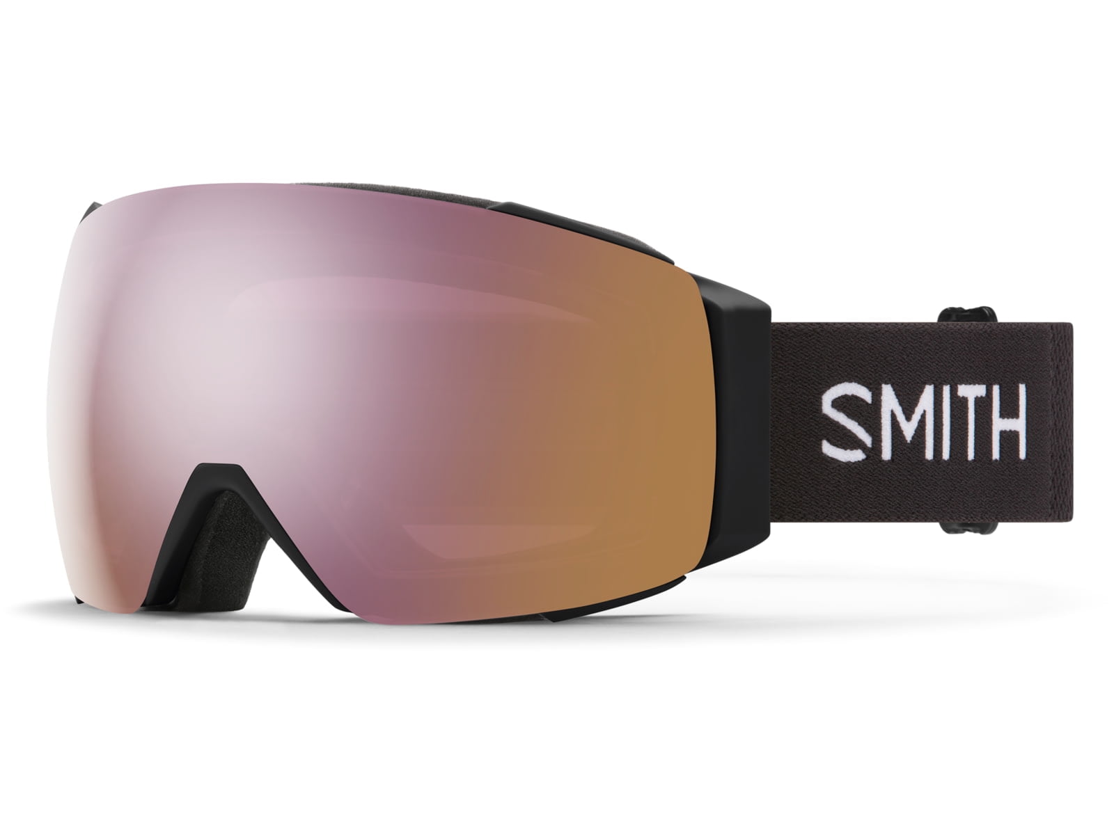 Smith I/O Mag Goggle, ChromaPop Everyday Rose Gold Mirror, Black