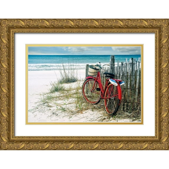 Smith, Ken 14x11 Gold Ornate Wood Framed with Double Matting Museum Art Print Titled - Summer Breeze