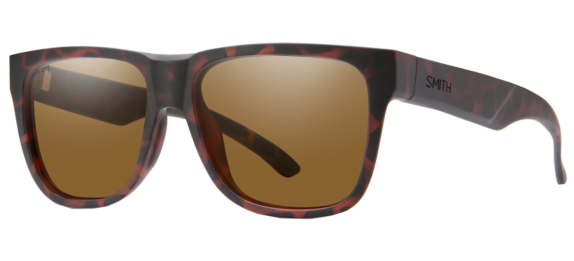 Smith LOWDOWN 2 CORE Sunglasses MATTE TORTOISE/POLARIZED BROWN 55 