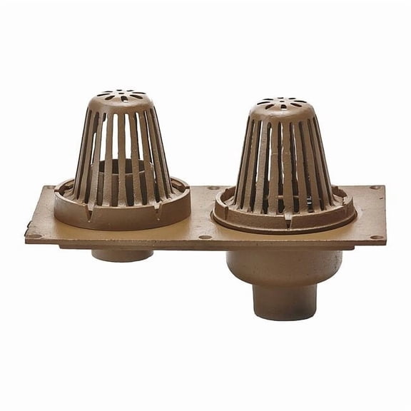 Smith Light Commercial Roof Drain,11-3/4 in. H, 3"pipe 148-Y03