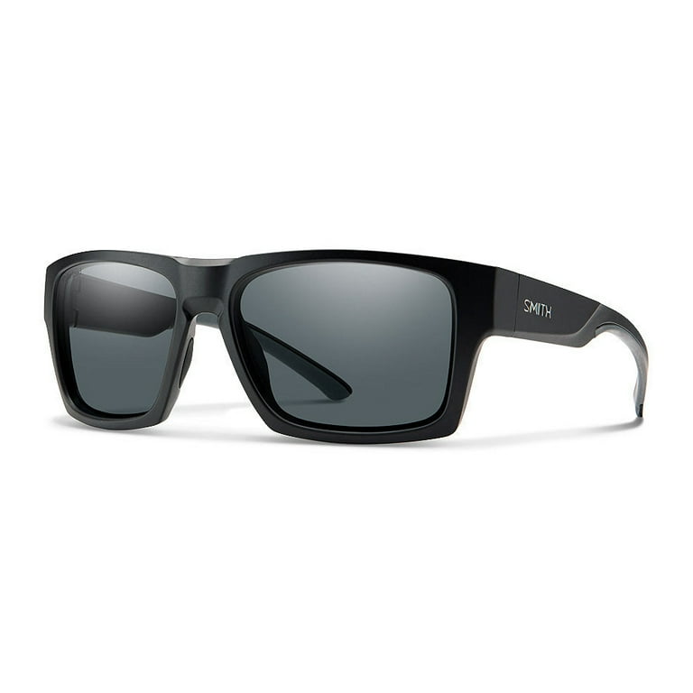 Smith Lowdown 2 Sunglasses, Black Frame, Polarized Gray Lens