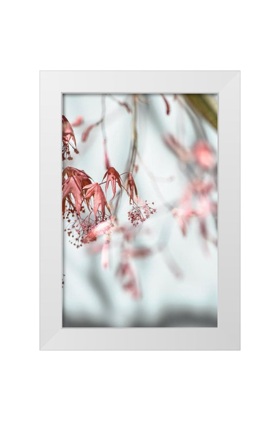 Smith, M. 11x14 White Modern Wood Framed Museum Art Print Titled - Leaves Palladium