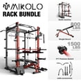Smith Machine, 2000 lbs Weight Rack with Cable Crossover Machine,Multi ...