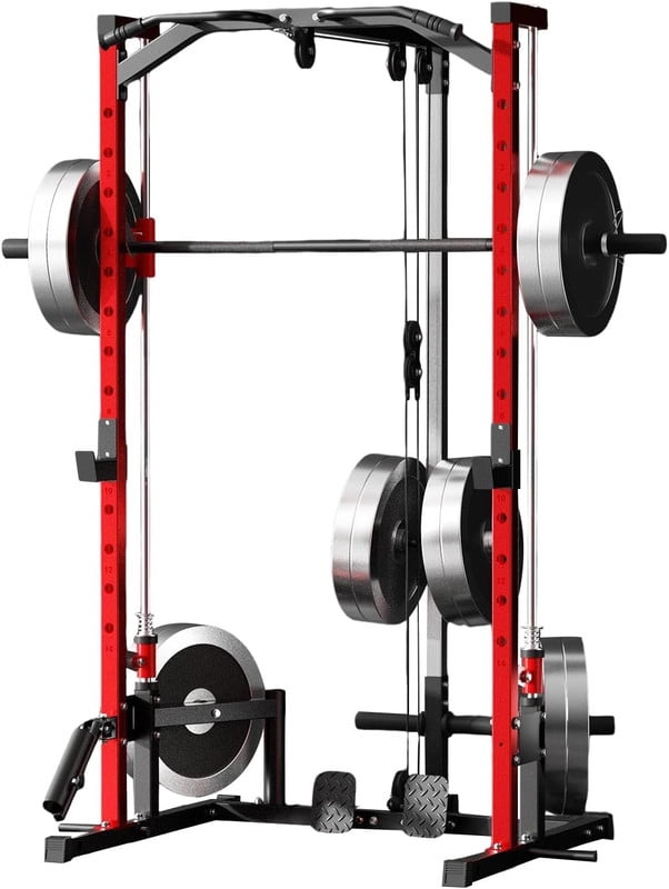 Sf3 Power Rack Power Cage Fitness Reality Squat Rack With Optional Lat Pulldown & Leg ...