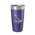 thumbnail image 1 of Smith Mountain Lake Map Tumbler Travel Mug Insulated Laser Engraved Coffee Cup Virginia 20 oz Purple, 1 of 1