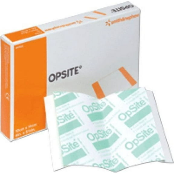 Smith & Nephew 4963 Opsite Transparent Adhesive Waterproof Film, 5 in. x 4 in. (Pack of 3)