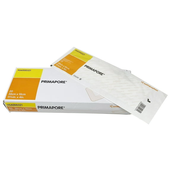 Smith & Nephew Primapore White Polyester Nonwoven Island Dressing Sterile 4 X 11-3/4 Inch 200 per Case