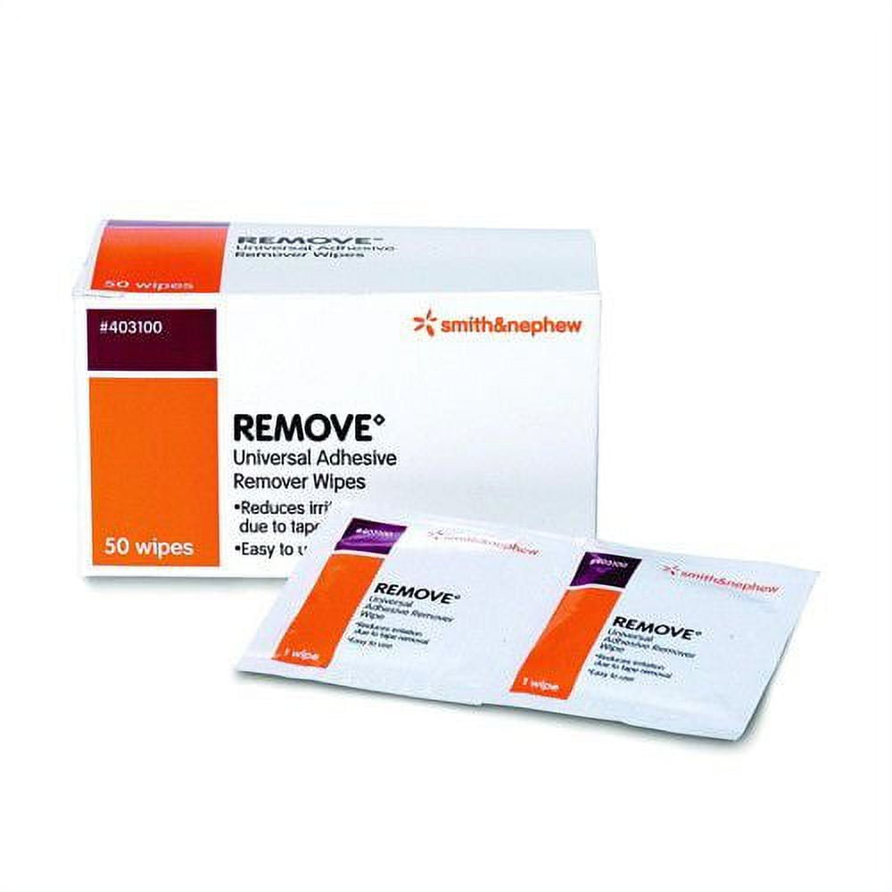 Smith and Nephew Remove Adhesive Remover Wipes 403100, 50-count