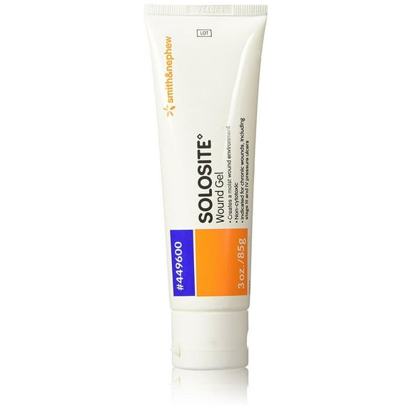 Smith & Nephew Solosite Gel Wound Dressing 3 Oz | Wound Care Products | Active Skin Repair | Burn Gel with Preservatives | Skin Ointment for Cuts and Abrasions | Healing Ointment for Face Wounds