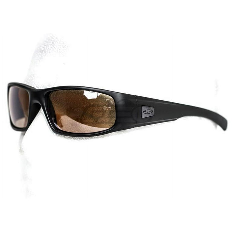 Smith Optics Elite Smith Optics Hideout Tactical Shooting Glasses Polar Brown in Black