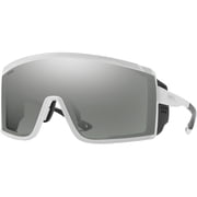 Smith Optics Pursuit ChromaPop Unisex White Sport Shield Sunglasses with Side Shields