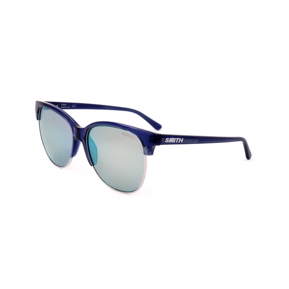 Smith Optics Rebel Carbonic Sunglasses, Crystal Sapphire/ChromaPop Opal Mirror