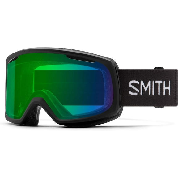 Smith Optics Riot Goggles - Black; ChromaPop Green Mirror + Yellow