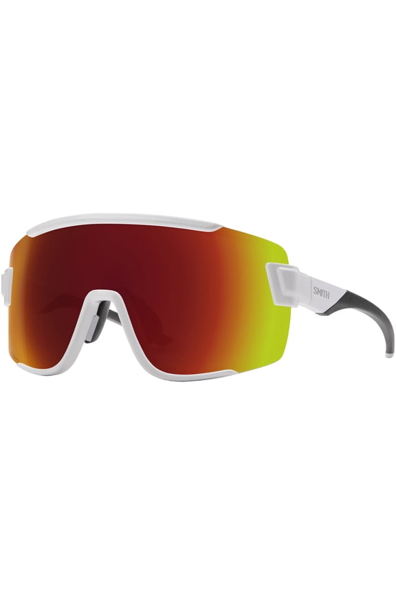 Optics Wildcat ChromaPop White Men's Shield Sunglasses w/ Bonus Lens - 201516
