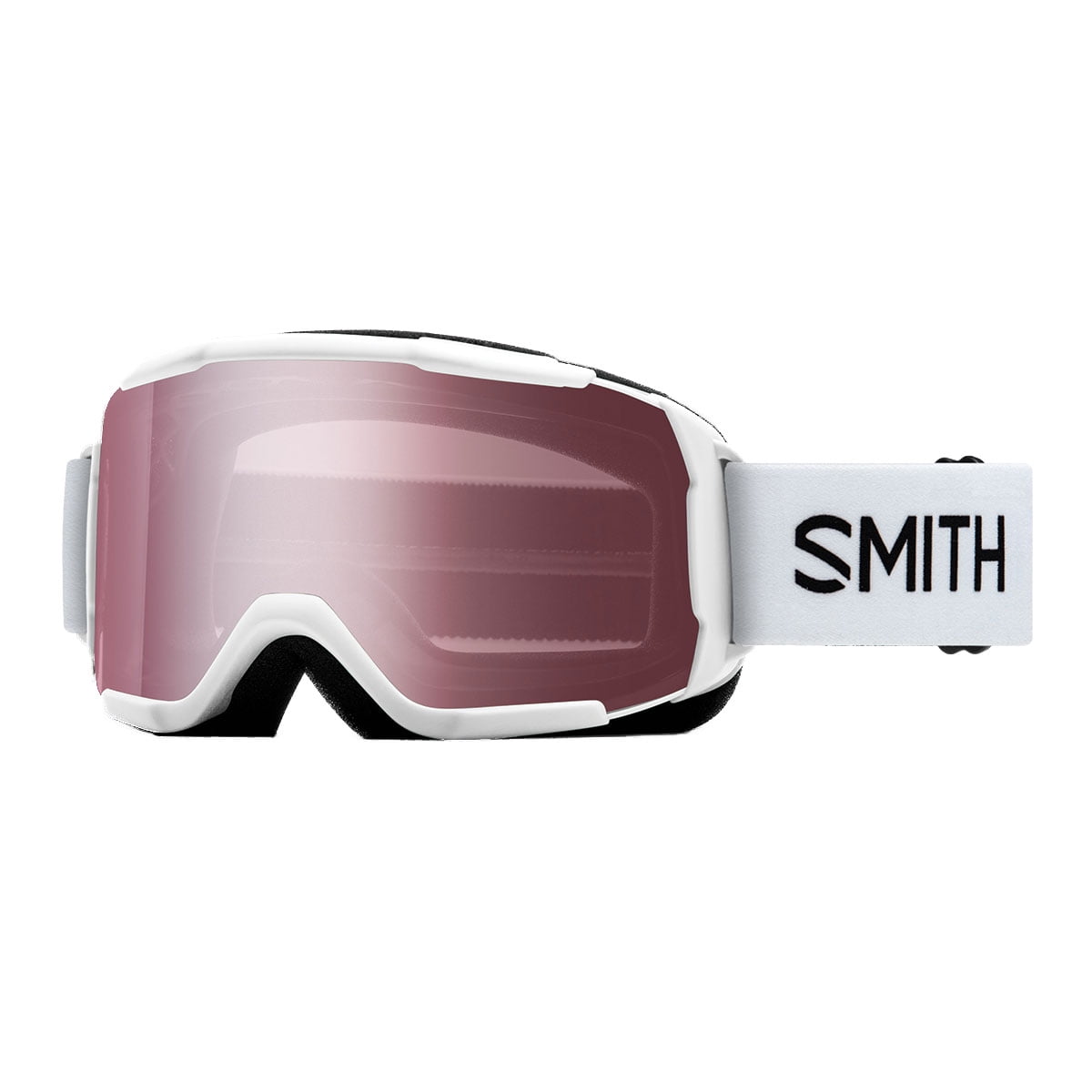 Smith Optics Youth Daredevil Snowmobile Goggles White Frame/Ignitor Mirror
