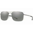thumbnail image 1 of Smith Optics Outcome Polarized Men's Matte Silver-Tone Navigator  Sunglasses, 1 of 4