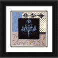 thumbnail image 1 of Smith, Pamela 15x15 Black Ornate Wood Framed with Double Matting Museum Art Print Titled - Chandelier I, 1 of 4