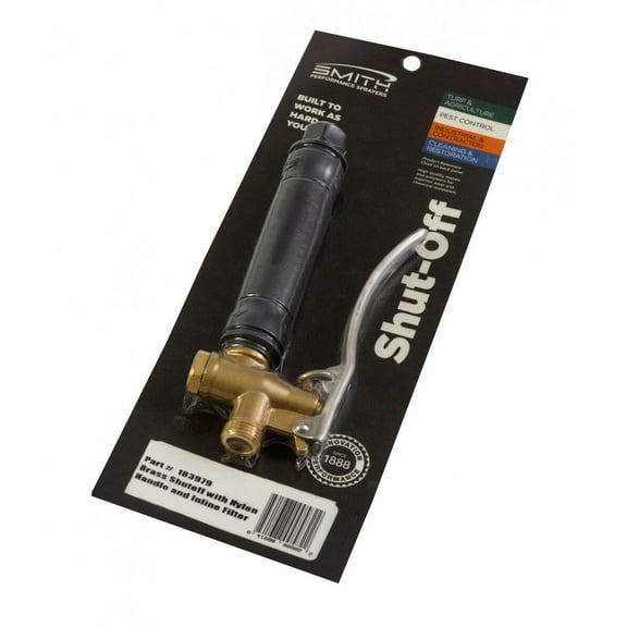 Smith Performance Sprayers Professional Brass Shut-Off With Nylon Handle And Inline Filter
