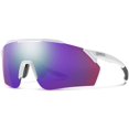 thumbnail image 1 of Smith Ruckus 6HT/DI 99MM Matte White/ChromaPop Violet Mirror Rectangle Sunglasses for Men for Women + FREE Complimentary Eyewear Kit, 1 of 4
