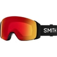 thumbnail image 1 of Smith Snow Goggles 4D MAG Black ChromaPop Photochromic Red Mirror + Storm Rose, 1 of 4