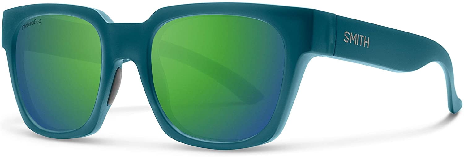 Smith Comstock Chromapop Sunglasses, Matte Crystal Deep Forest, Chromapop Sun Green Mirror