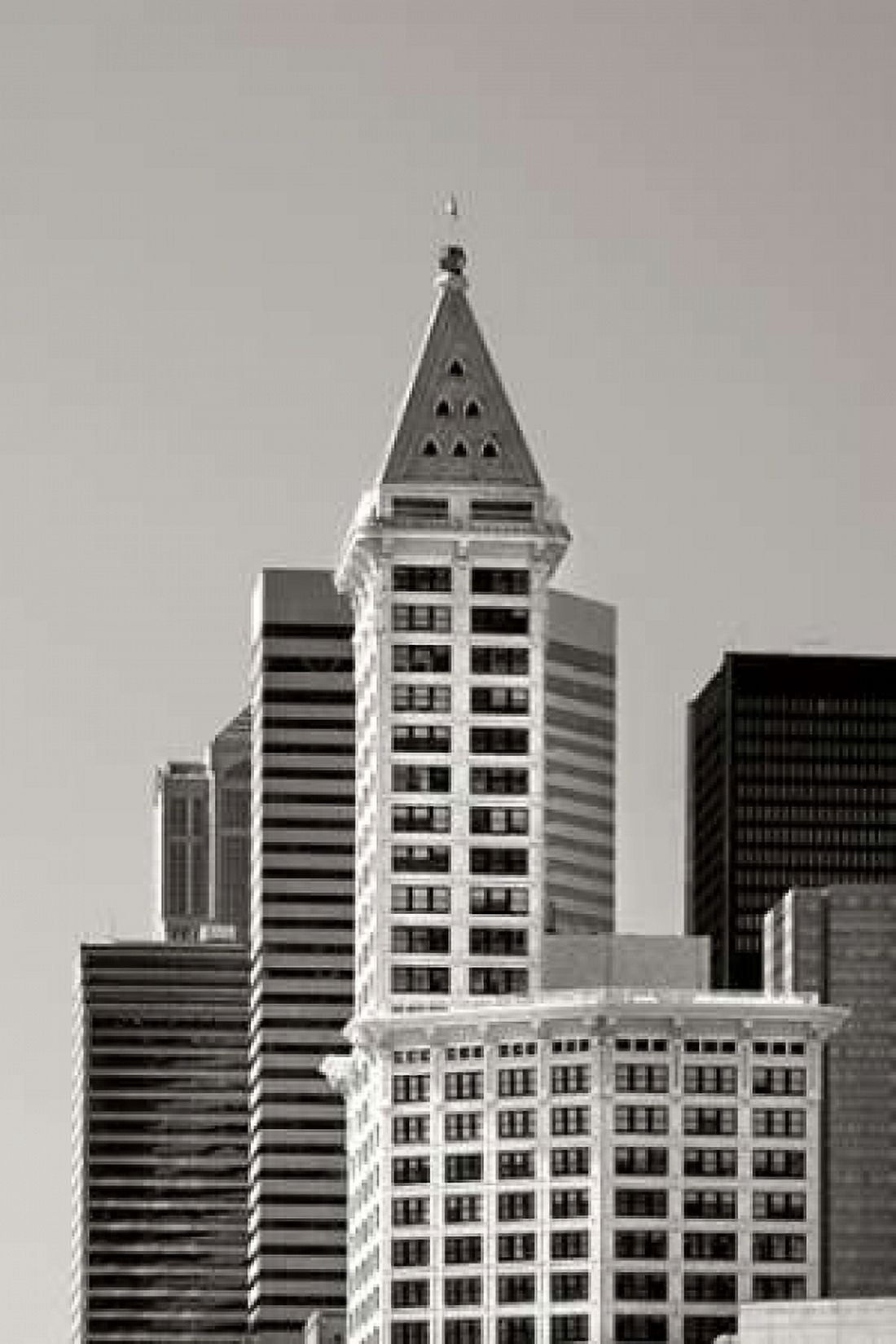 Smith Tower BW Canvas Art - Douglas Taylor (12 x 18)