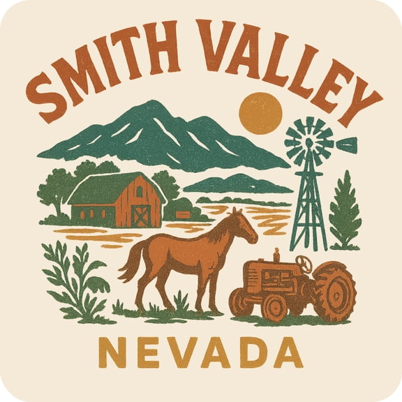 Smith Valley Nevada Keepsakes Souvenir Vinyl Sticker – Destination Travel Keepsake Collectible (3-Inches Wide)