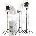 thumbnail image 1 of Smith-Victor KT800U 1250W 3-Light Thrifty Advanced Kit with Umbrellas & Dimmers, 1 of 2