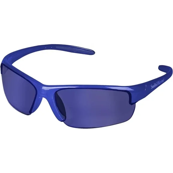 Smith & Wesson Equalizer Safety Glasses Blue Frame Blue Mirror Lens 21301