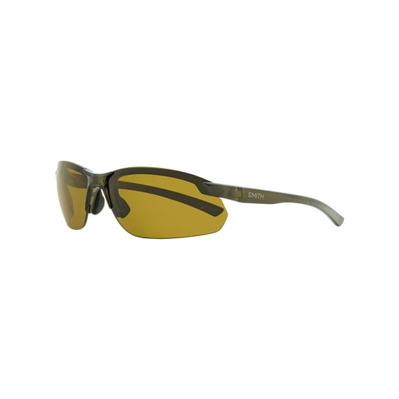 Smith Wrap Sunglasses Parallel Max 2 09QSP Transparent Brown Polarized 71mm
